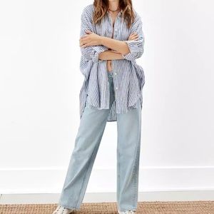 American Eagle Oversized Beach Shirt